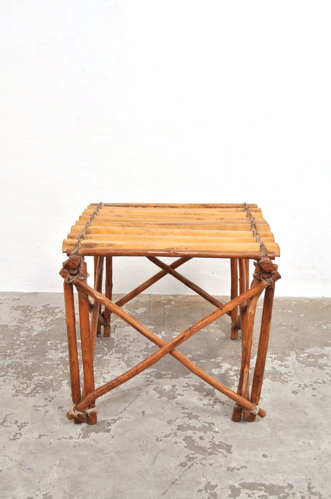 Vintage Beistelltisch aus Bambus, 1930er bei Pamono kaufen