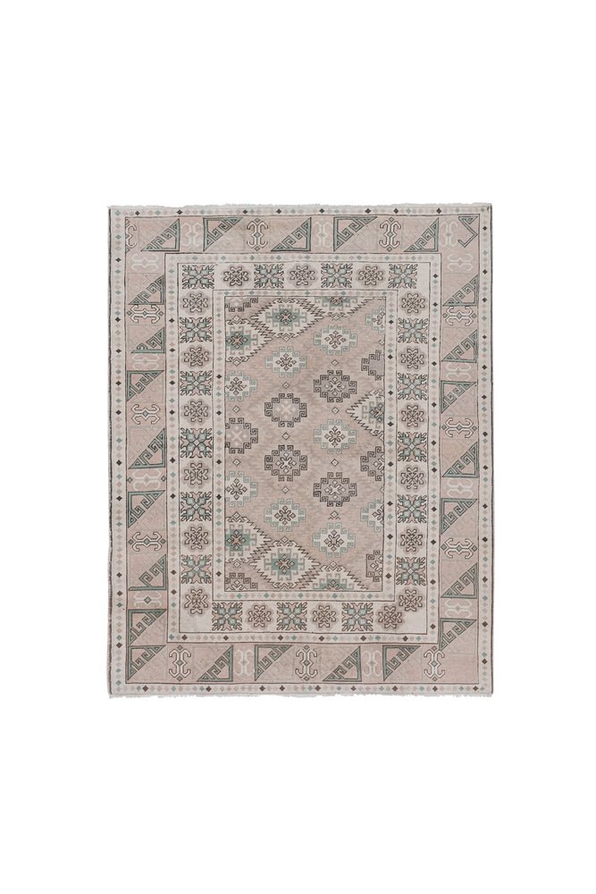 Vintage Turkish Faded Kars Rug for sale at Pamono