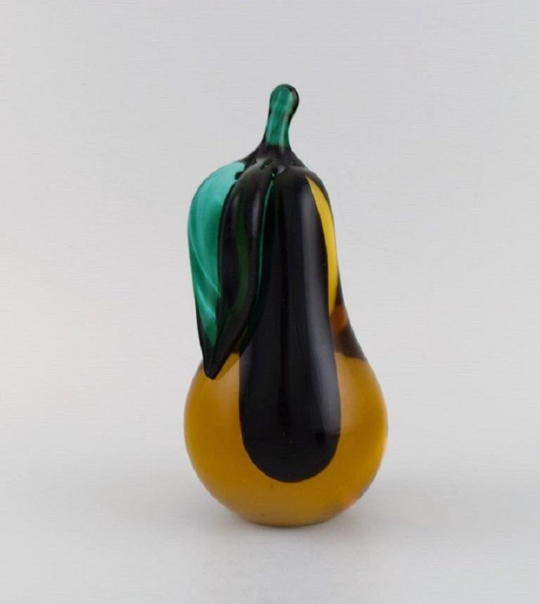 Art Glas Bananen &amp; Birnen Salviati Murano Skulpturen, 1960er, 2er Set ...