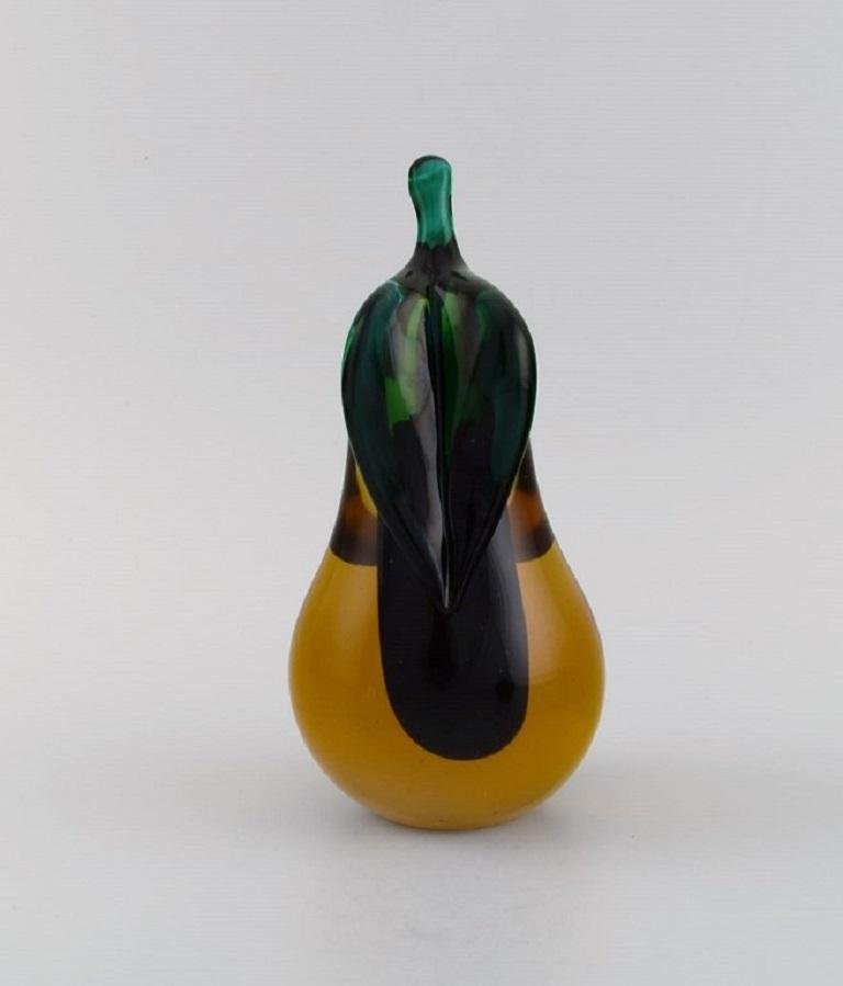 Art Glas Bananen &amp; Birnen Salviati Murano Skulpturen, 1960er, 2er Set ...