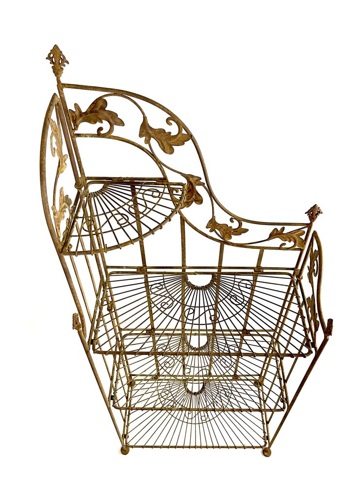 Victorian Plant Shelf in Wrought Iron, 1920s for sale at Pamono