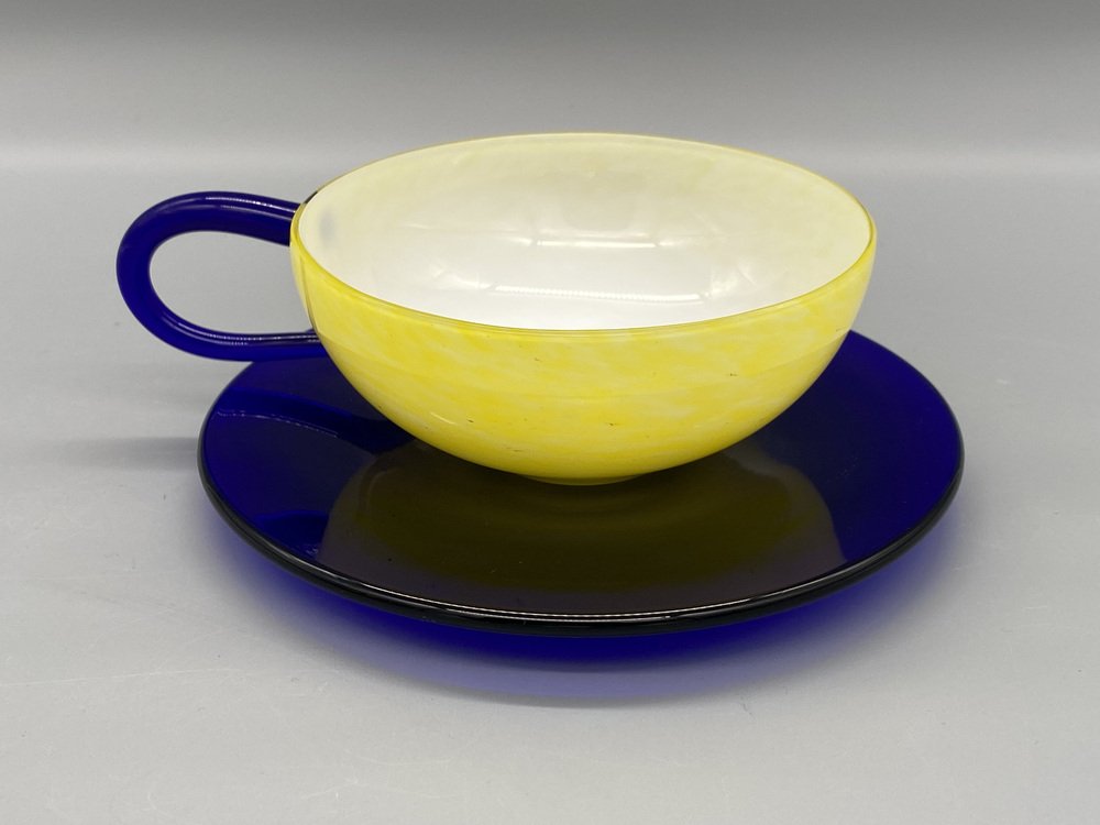 Italian Murano Glass Cup by Ivan Baj for Arcade for sale at Pamono