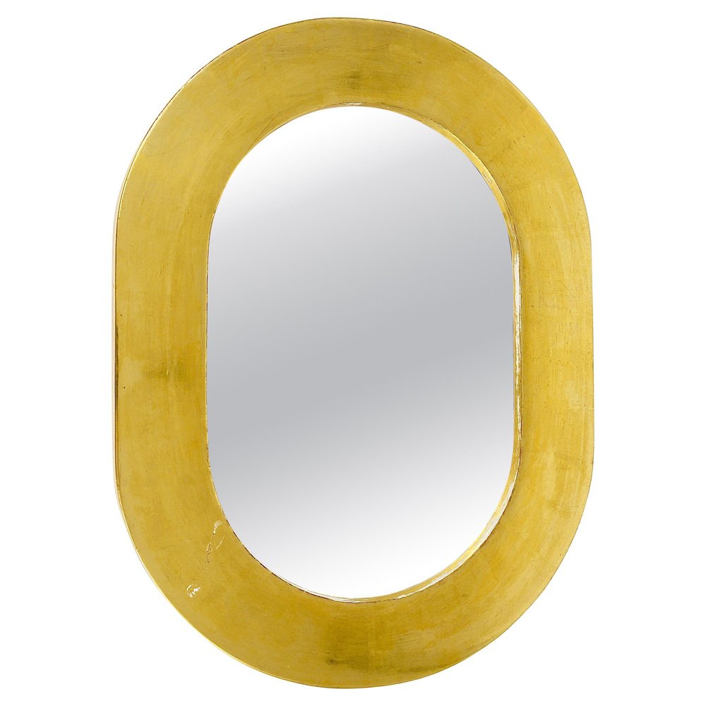 Mid-Century Gold-Plated Wall Mirror attributed to Carl Auböck, Austria ...