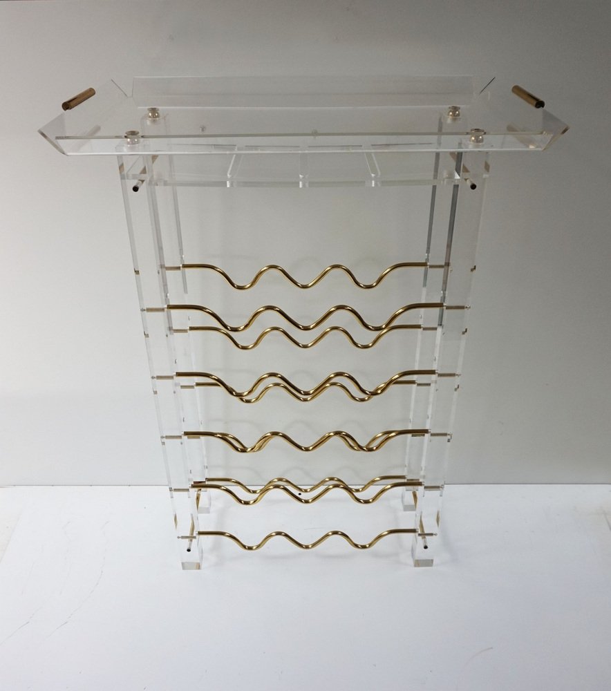 Antik Messing Gold Geschirrregal Mit Tablett, Metalldraht