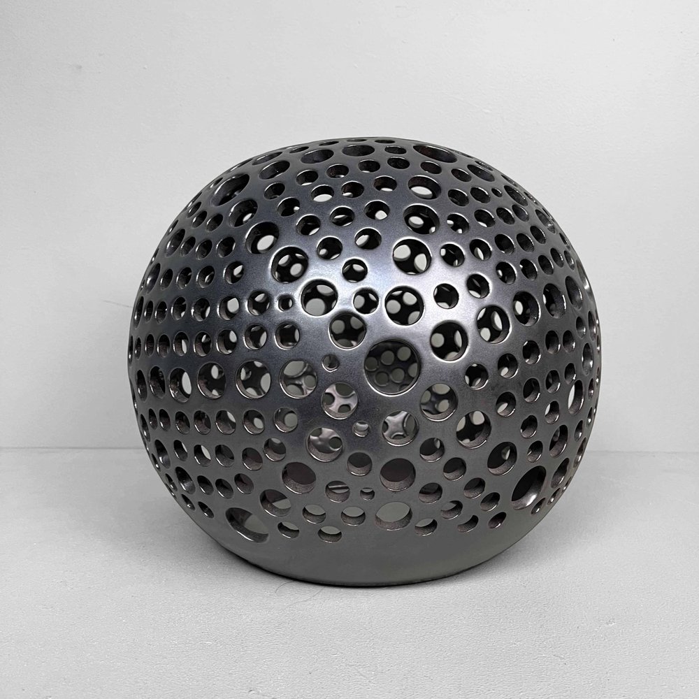 Glazed Ceramic Spheres, 1990s, Set of 4 for sale at Pamono