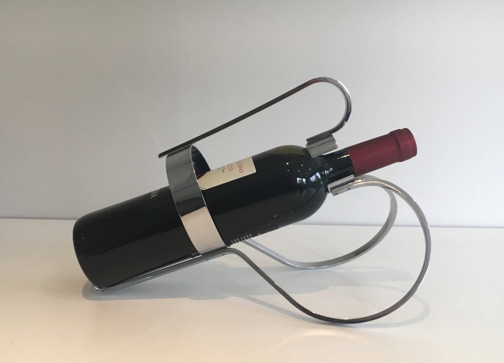 Vintage Metal Wine Bottle Holder 1960s For At Pamono Vintage Metal Wine Bottle Holder 1960s 7 325 00 Price Per Piece