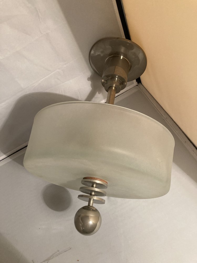 Französische Art Deco Deckenlampe, 1980er bei Pamono kaufen