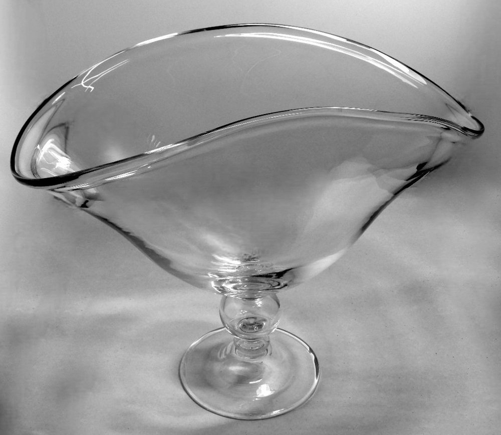 Italian Art Deco Crystal Table Centerpiece, 1984 for sale at Pamono
