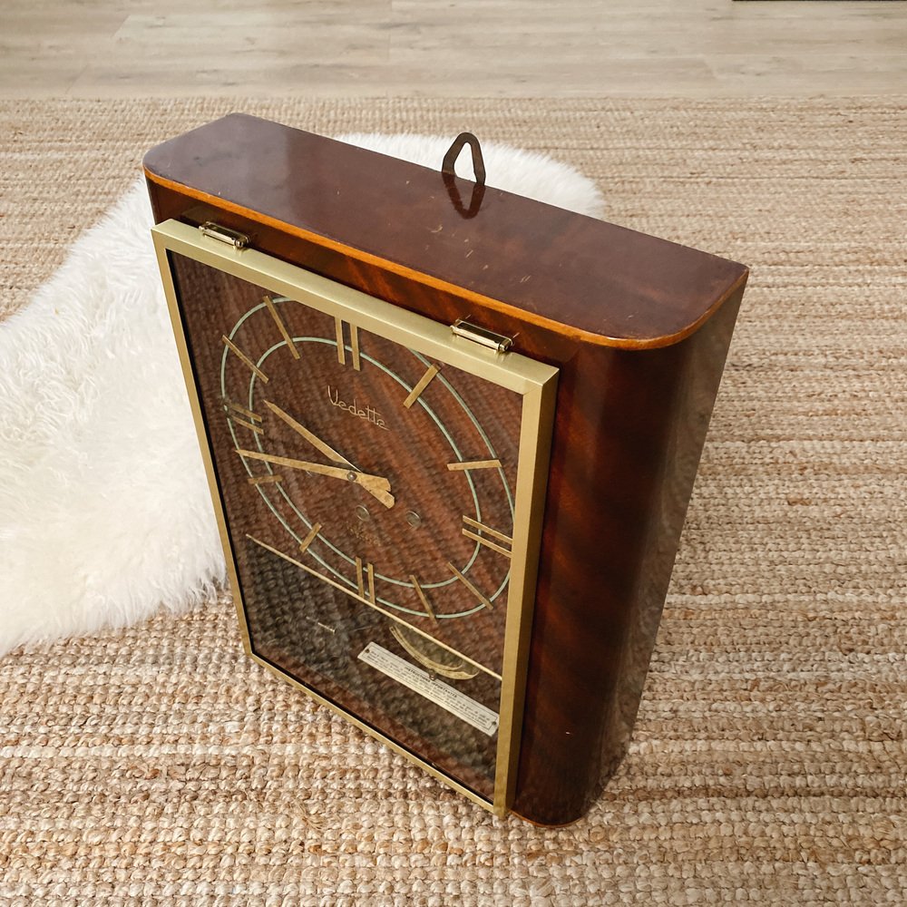 French Vedette Wall Clock, 1950s for sale at Pamono