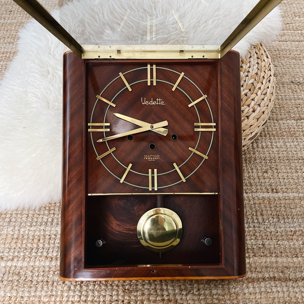 French Vedette Wall Clock, 1950s for sale at Pamono