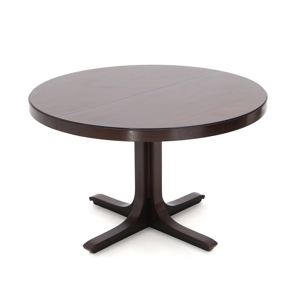 Round Extendable Dining Table by Giovanni Ausenda for Stilwood, 1960s