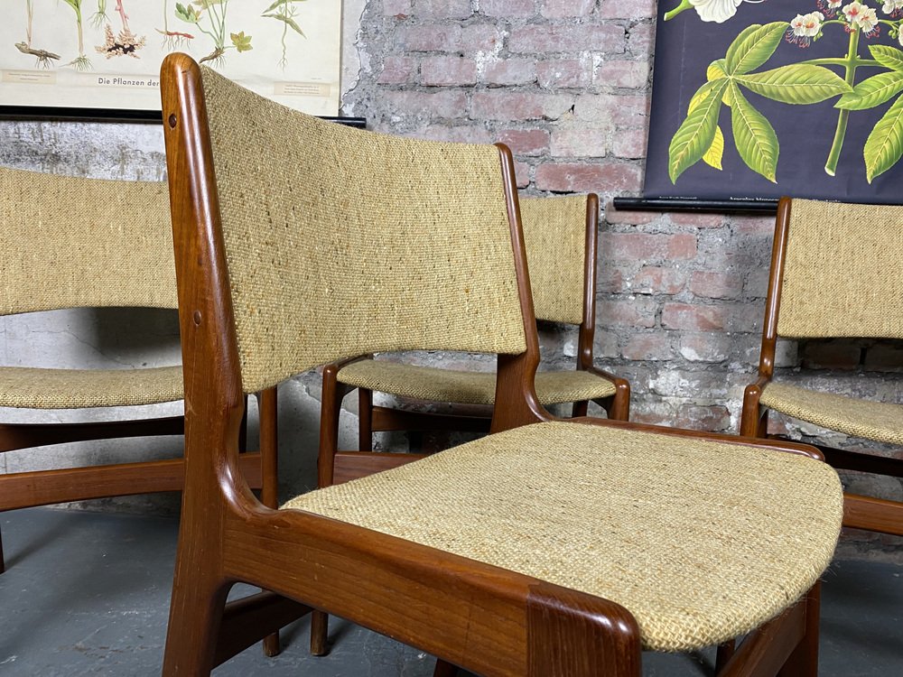MidCentury Teak Dining Chairs No. 89 by Erik Buch for Anderstrup