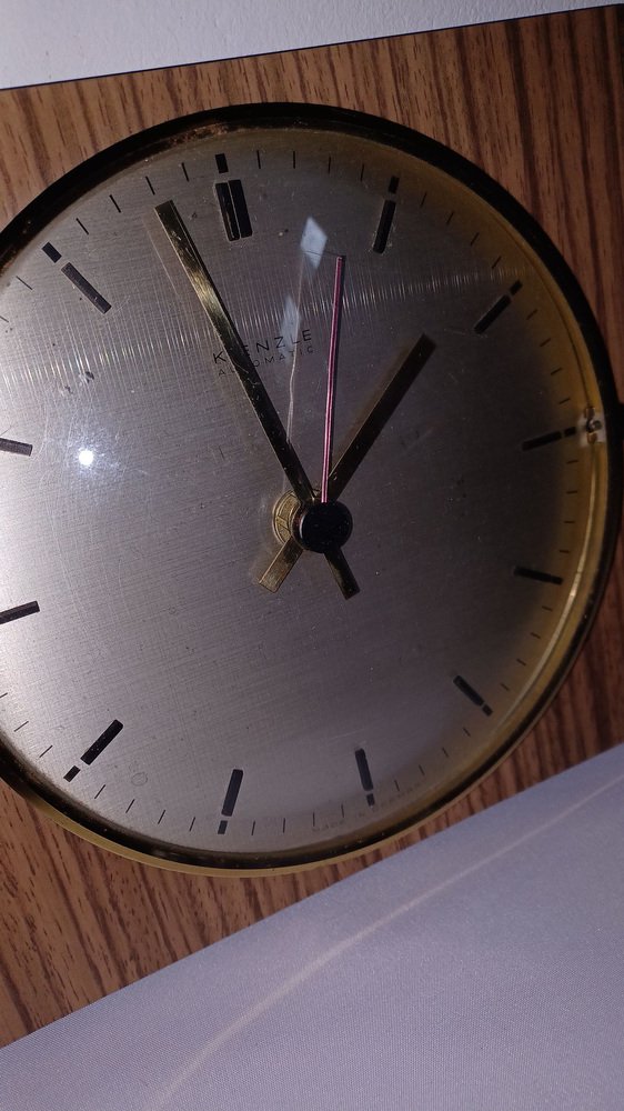 Wall Clock from Kienzle / Junghans Quartz, 1960s for sale at Pamono