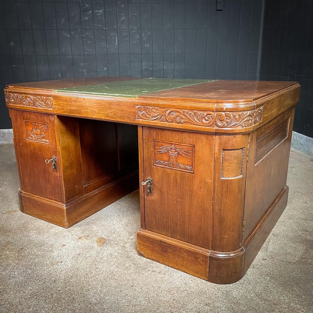 Antique English Desk, 1920s for sale at Pamono