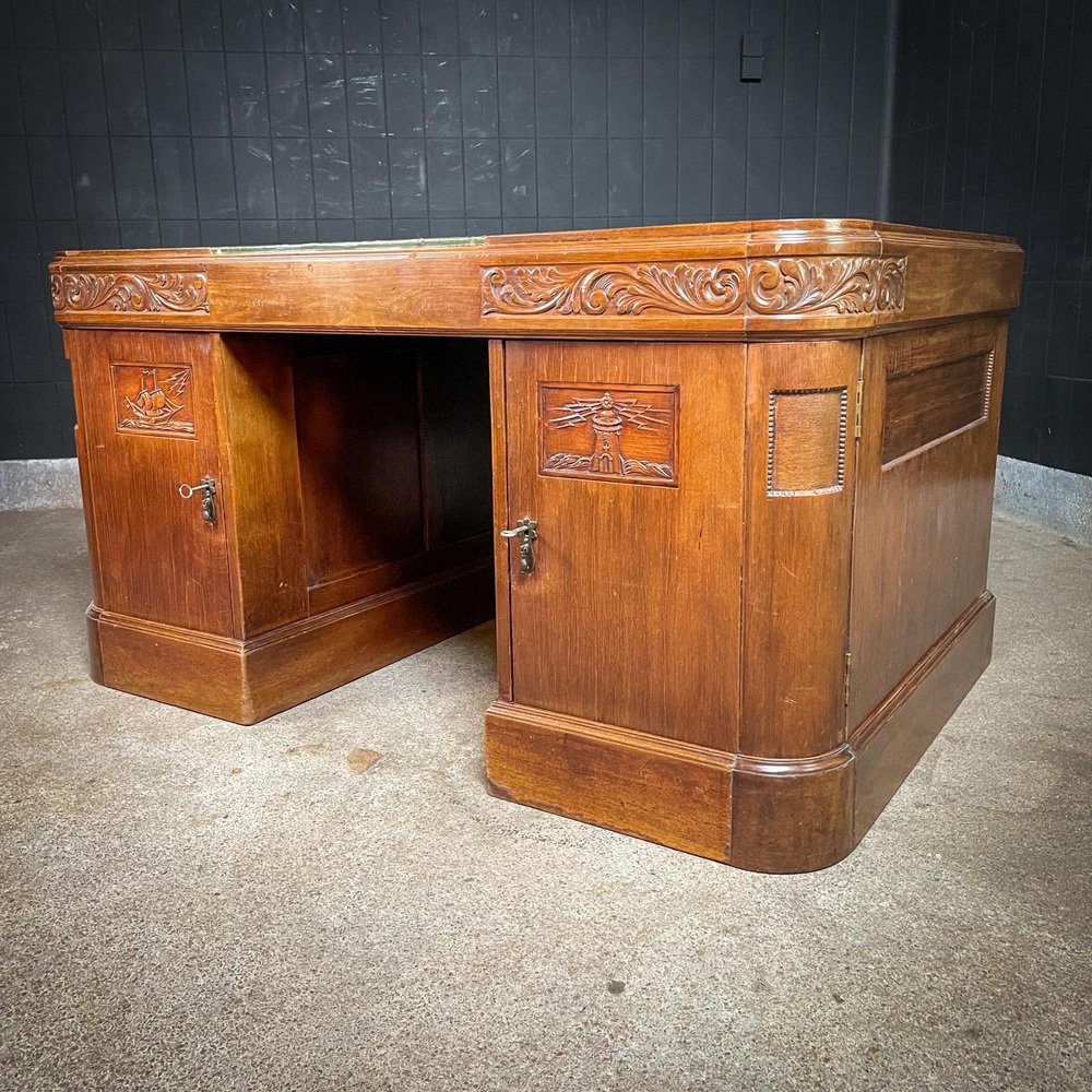 Antique English Desk, 1920s for sale at Pamono