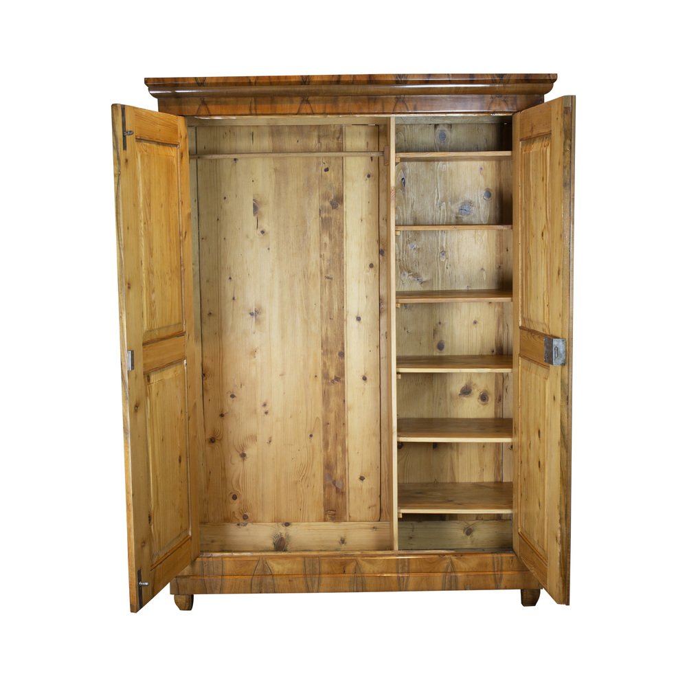 Biant 19th Century Biant Command Walnut Wardrobe for sale at Pamono