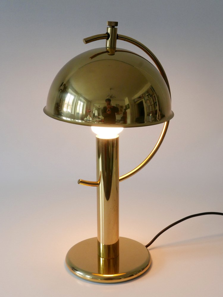 Reading Light Soutas Mid Century Modern Glass Table Lamp, Vintage