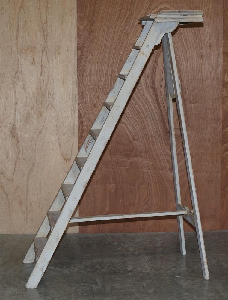 French Library Step Ladder, 1920s for sale at Pamono