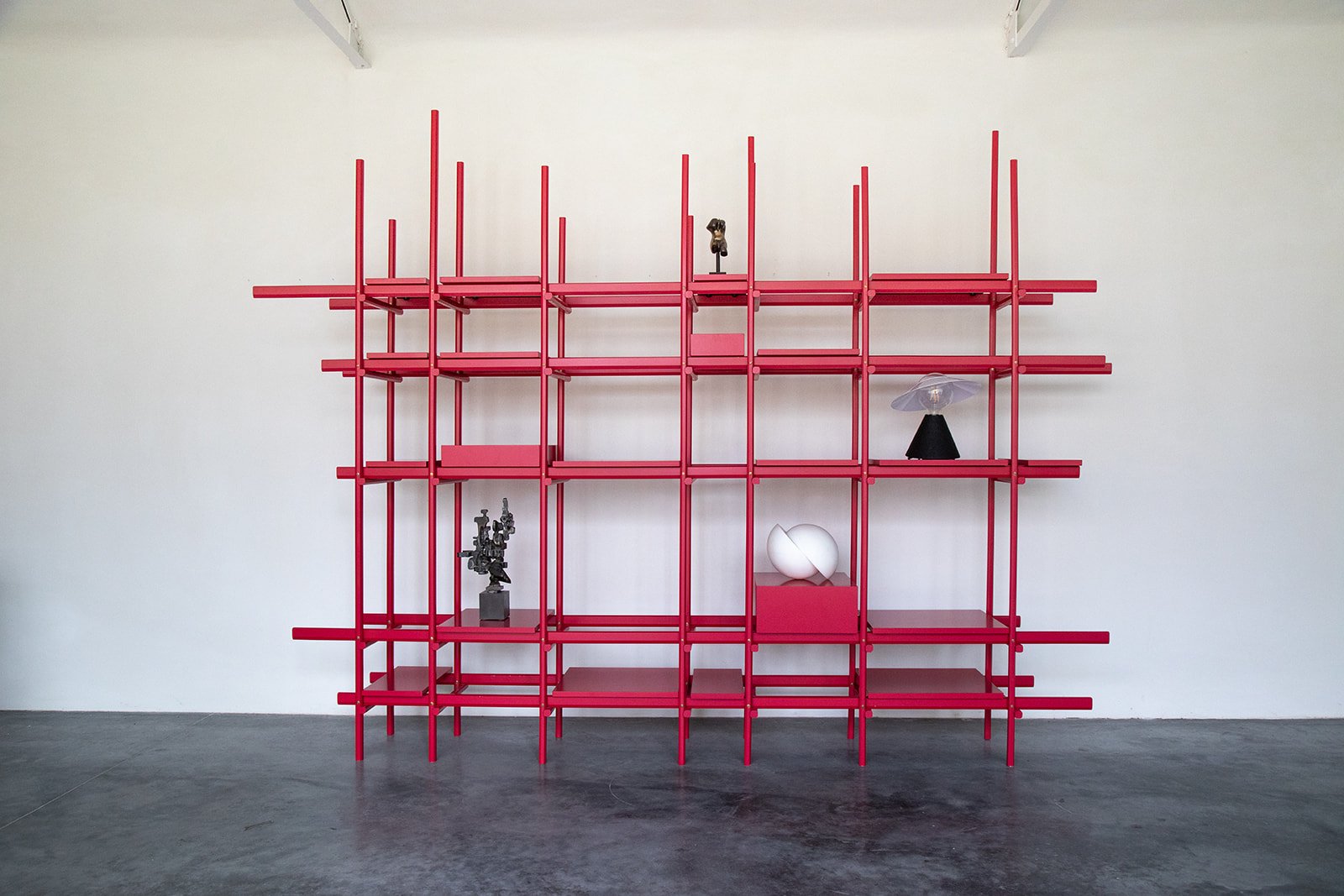 Large Vintage Italian Shelf for sale at Pamono