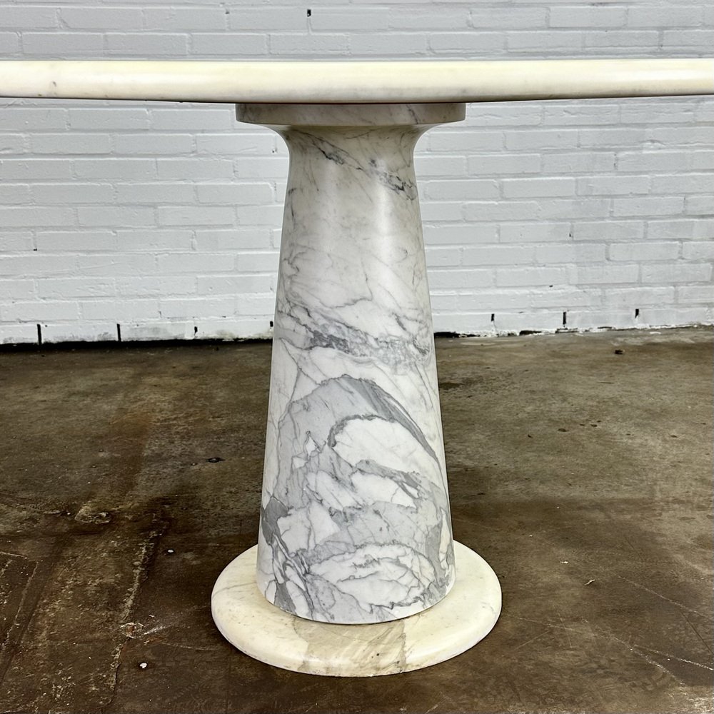 Round Marble Dining Table for sale at Pamono