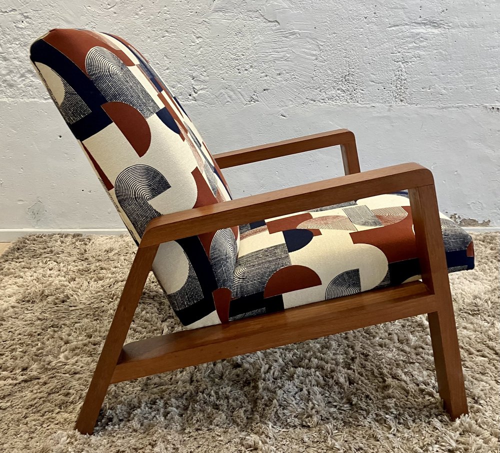 Vintage Sessel aus Mahagoni, Frankreich, 1950er bei Pamono kaufen