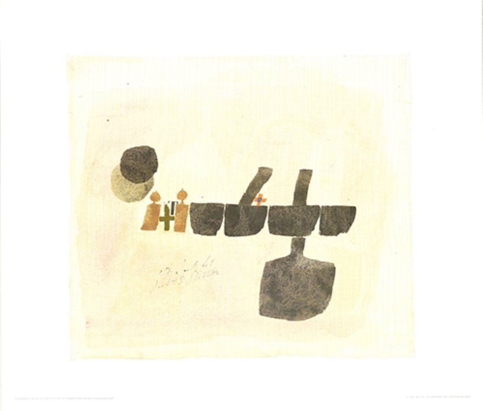 Julius Bissier, Komposition, 1960s, Art Print for sale at Pamono