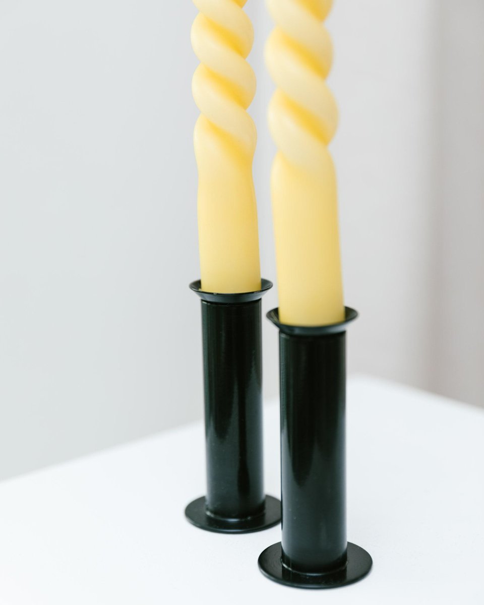 Postmodern Metal Candlesticks from Ikea, 1980s, Set of 2 for sale at Pamono