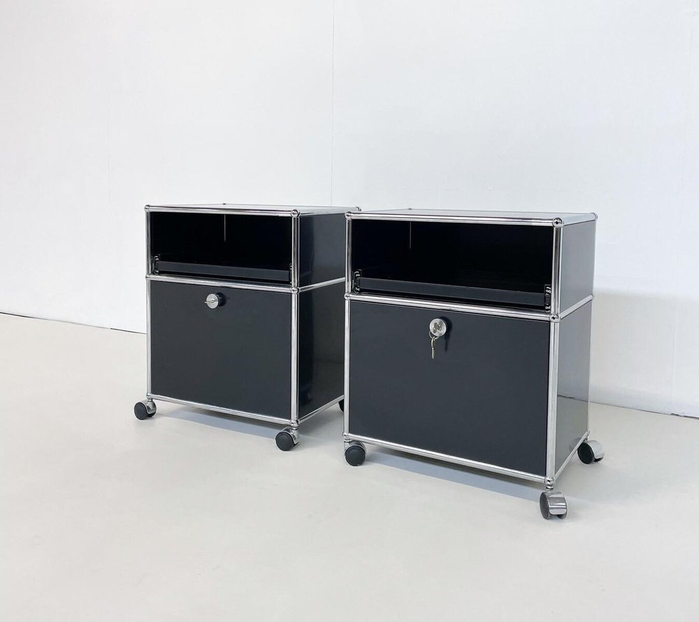 Kleine MidCentury Modern Schränke von USM Haller, Schweizer, 1960er