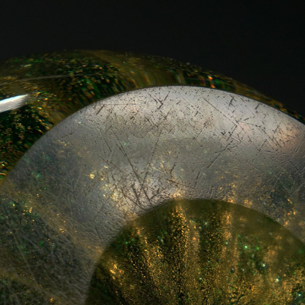 Vaso grande in vetro sommerso di Carlo Scarpa per Venini Murano, anni