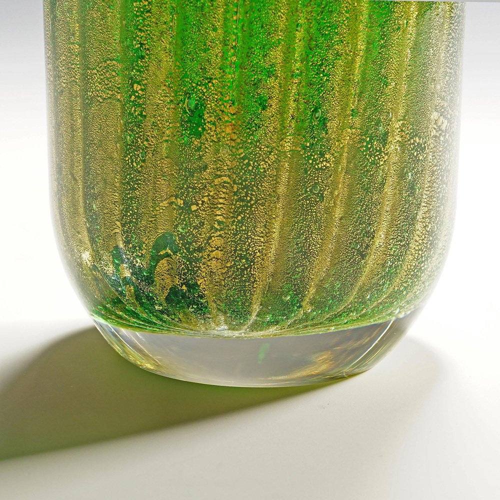 Vaso grande in vetro sommerso di Carlo Scarpa per Venini Murano, anni