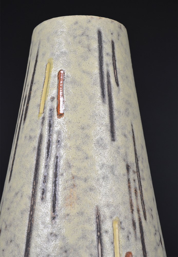 MidCentury West German Pottery Model 52950 Atomic Vase by Heinz Siery