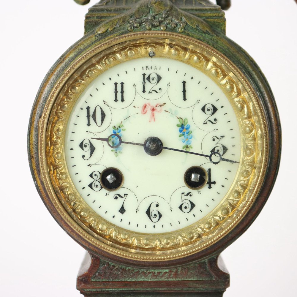 French Countertop Clock in Marble for sale at Pamono