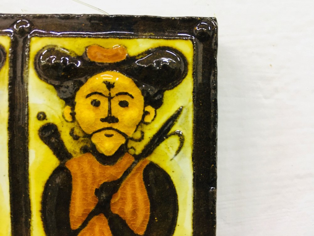 Vintage Ceramic Wall Decor from Eve Balássy, 1960s for sale at Pamono