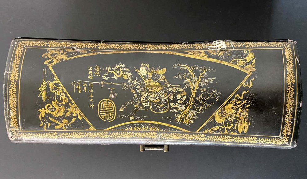 Antique Japanese Pillow Box for sale at Pamono
