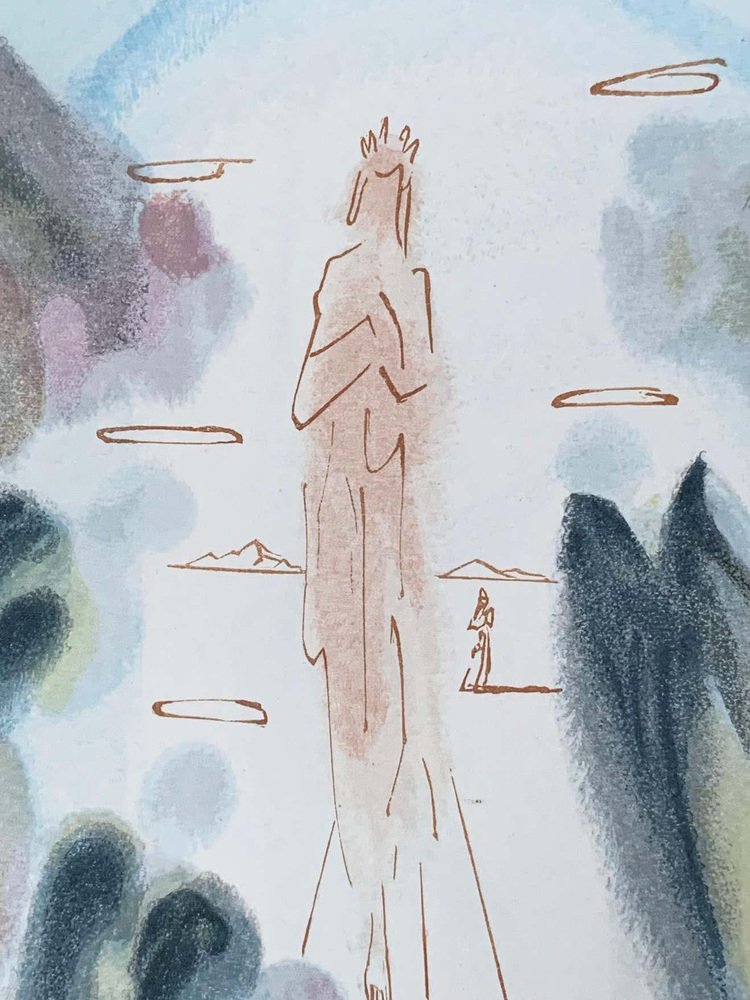 Salvador Dali, Heaven Canto 25, Mid 20th Century, Engraving for sale at ...