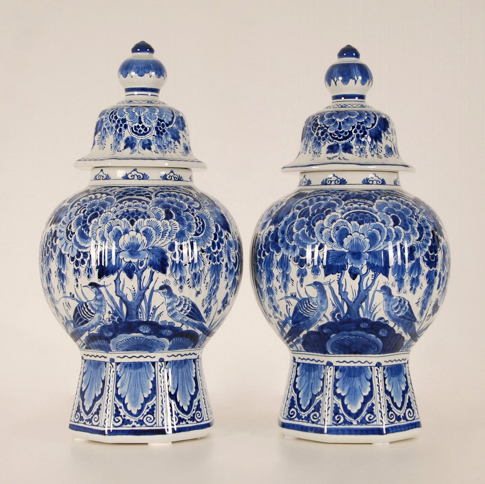 Chinoiserie Pinnwand-Bordüre Blau-weiß – Vintage Blumenmuster, 30 M Lang, 7,5 Cm Breit