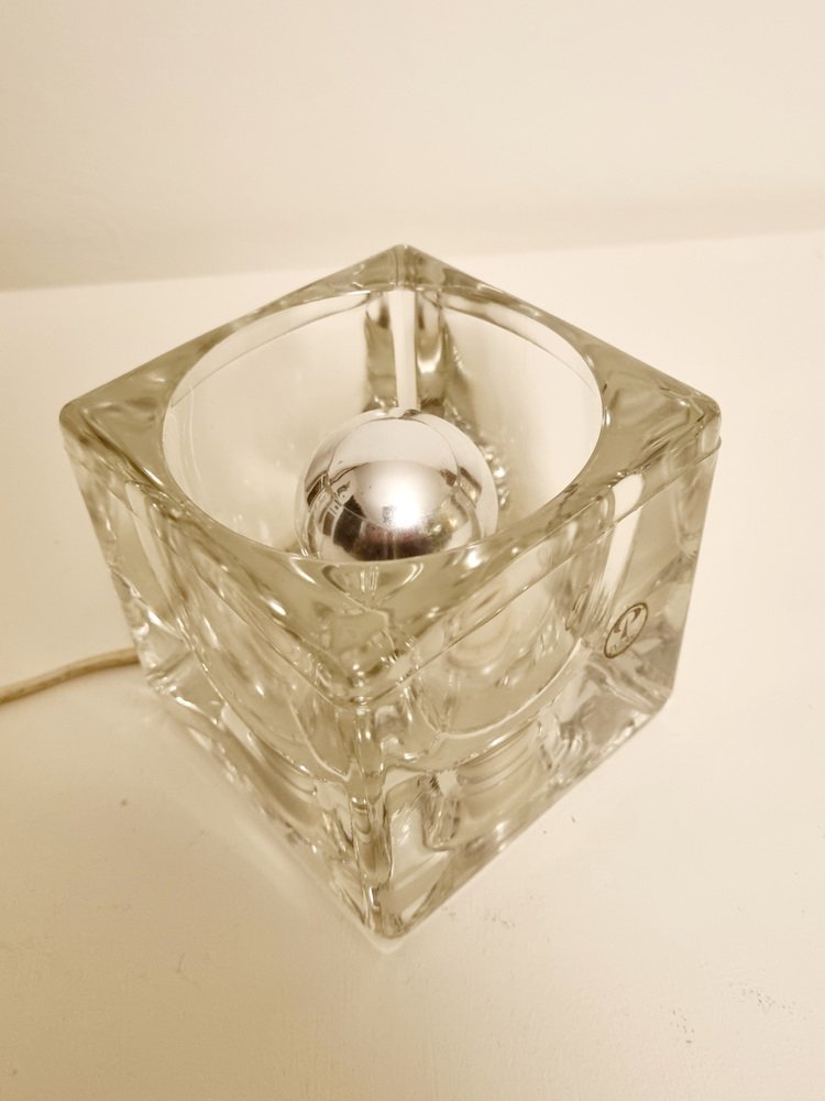 Vintage Ice Cube Table Lamp by Peill & Putzler, 1970s for sale at Pamono