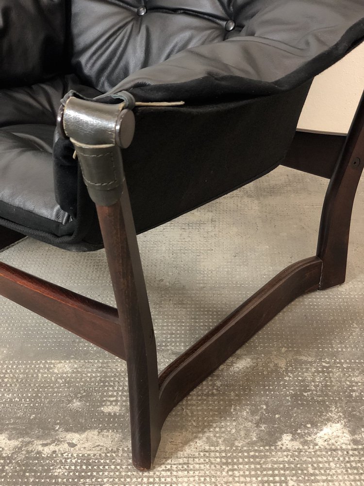 Vintage Style Luna Lounge Chair, Norway, 1970s for sale at Pamono