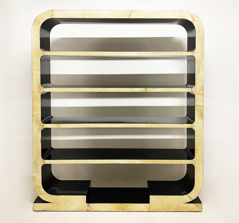 Art Deco Style Shelf, 1980s for sale at Pamono