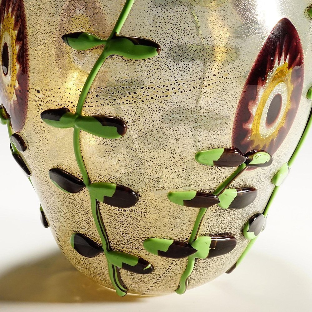 Large Art Glass Vase attributed to Licio Murano, 1970s for