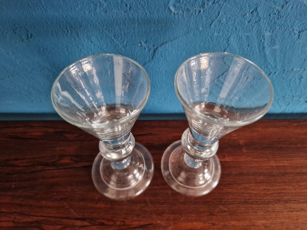 Lauensteiner Baroque Glasses, 1750, Set of 2 for sale at Pamono