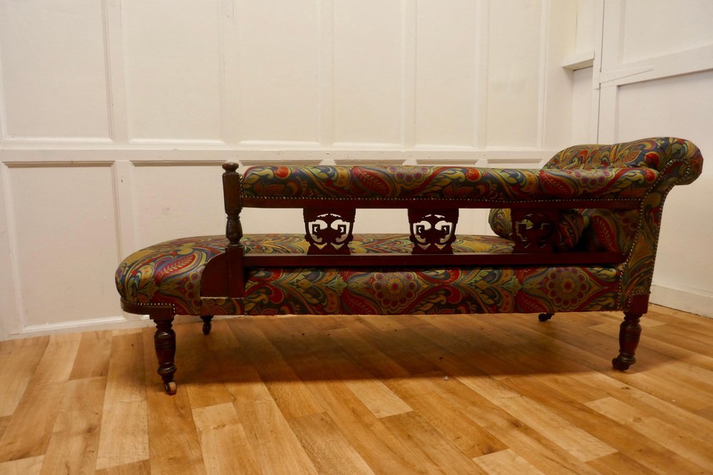 Victorian Art Nouveau Chaise Longue, 1880s for sale at Pamono