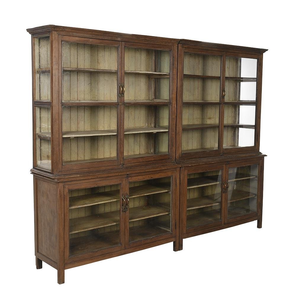 Vintage Brown Teak Cupboards for sale at Pamono