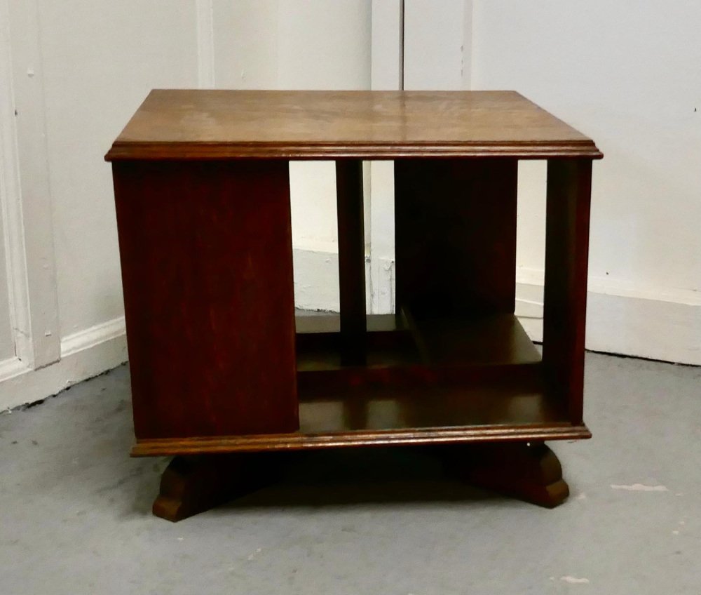 Table Top Oak Revolving Bookcase, 1910s for sale at Pamono
