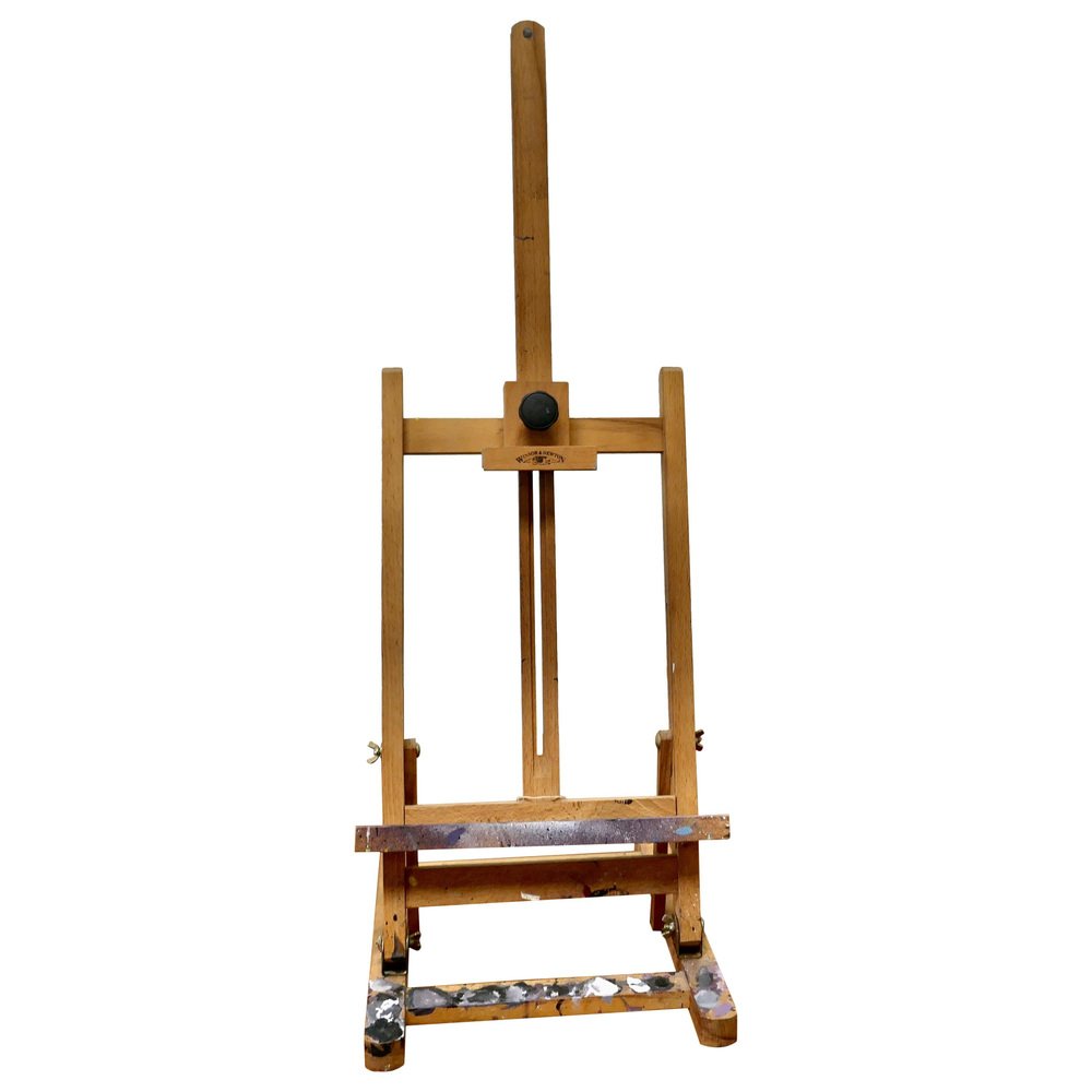 Paint Spattered Folding Table Top Easel from Winsor and Newton, 1950s