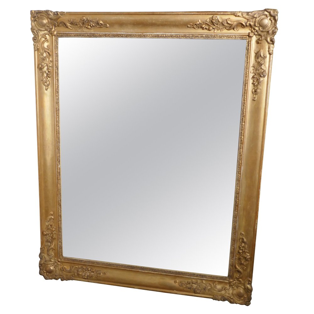 Early 19th Century Gilt Wall Mirror, 1800s for sale at Pamono
