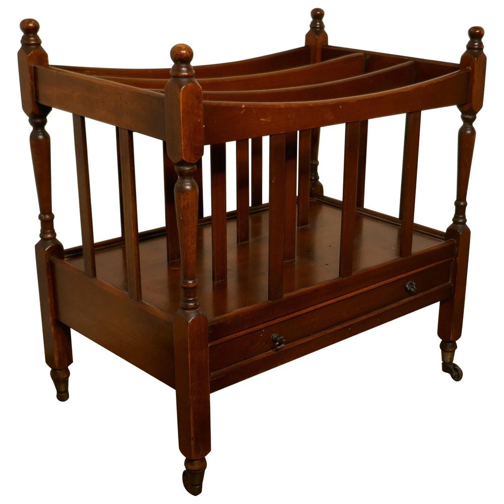 Canterbury Magazine Stand, 1920s for sale at Pamono