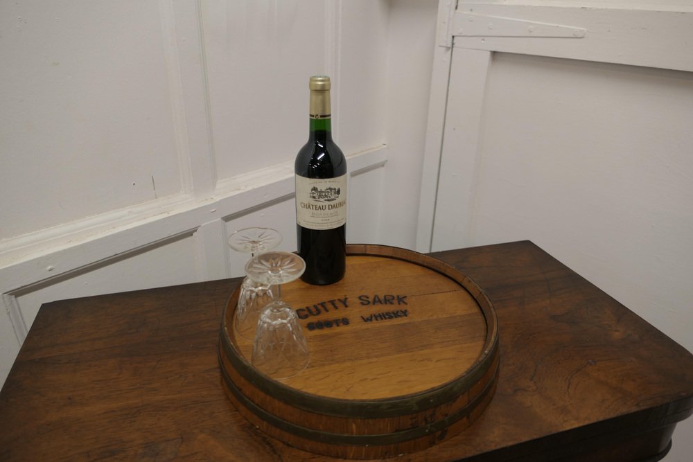 Cutty Sark Whisky Barrel Top Tray, Scotland, 1930s for sale at Pamono