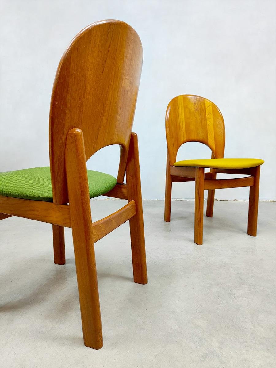 Vintage Danish Dining Chairs by Niels Koefoed for Glostrup, 1960s, Set