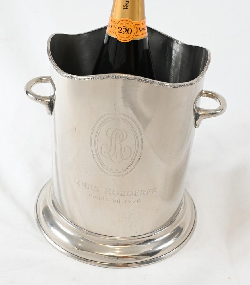 Silver Plate Champagne Bucket by Louis Roederer for sale at Pamono